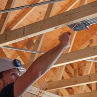 Multi-Groove Fibreglass Fish Tape with Spiral Steel Leader, 31 m