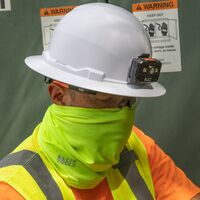 Neck and Face Cooling Band, High-Visibility Yellow