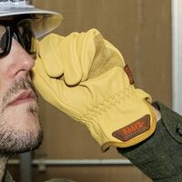 Cowhide Leather Gloves, Medium