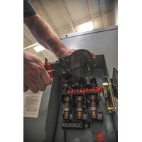 Open-Jaw Ratcheting Cable Cutter