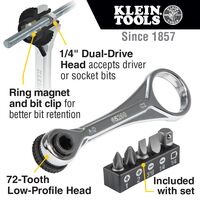 Slim Profile Mini Ratchet Set, 5-Piece