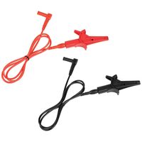 Heavy-Duty Alligator Clip Test Leads, 91.4 cm