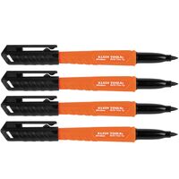 Skribes™ Fine Tip Permanent Markers, Black, 4-Pack