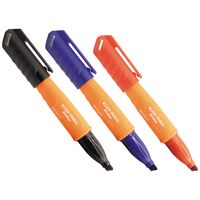 Skribes™ Chisel Tip Permanent Markers, Multi-Colour, 3-Piece
