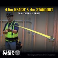 Tape Measure, 7.5 m, Magnetic Double-Hook