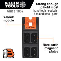 Magnetic Tool Storage Module, S-Hook