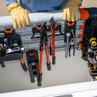 Utility Bar Storage Module, Rail System