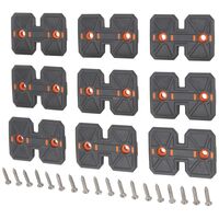 Hard Tool Module Flaps, Rail System, 9-Pack