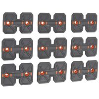 Hard Tool Module Flaps, Rail System, 9-Pack