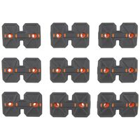 Hard Tool Module Flaps, Rail System, 9-Pack