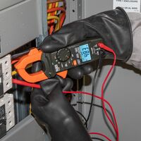 Digital Clamp Meter, AC Auto-Ranging 400 Amp with Temp