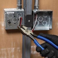 Lineman's Pliers, Heavy-Duty Side Cutting, 221 mm