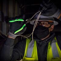 Pliers, Needle Nose Side-Cutters, High-Visibility, 21.4 cm