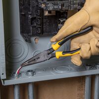 Pliers, Needle Nose Side Cutters with Stripping, 21.4 cm