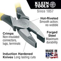 Lineman's Crimping Pliers, 238 mm