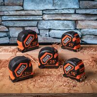 Tape Measure, 7.5 m, Magnetic Double-Hook