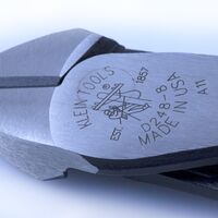 Diagonal Cutting Pliers, Angled Head, Short Jaw, 20.5 cm