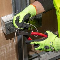 Diagonal Cutting Pliers, Angled Head, Short Jaw, 20.5 cm