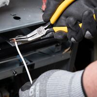 Pliers, Curved Needle Nose Pliers, 16.2 cm