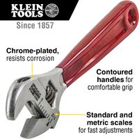 Adjustable Spanner - Plastic Dipped, 114 mm
