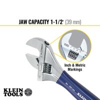 Adjustable Spanner - Extra-Wide Jaw, 216 mm
