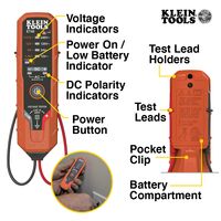 Digital AC/DC Voltage Tester 12 to 240V AC, 1.5 to 24V DC