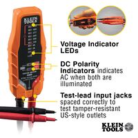 Electronic AC/DC Voltage Tester, 12 to 600V