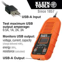 USB Digital Meter and Tester - USB-A (Type A)