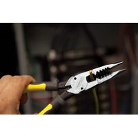 Pliers, All-Purpose Needle Nose, Spring Loaded, Cuts, Strips, 21.9 cm