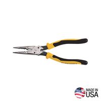 Pliers, All-Purpose Needle Nose, Spring Loaded, Cuts, Strips, 21.9 cm
