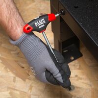 Hex Key Set, SAE T-Handle, 15.2 cm with Stand, 10-Piece