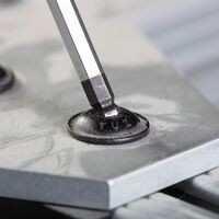 Hex Key Set, SAE Ball-End T-Handle, 15.2 cm with Stand, 10-Piecee