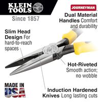 Pliers, Needle Nose Side-Cutters, 17.2 cm