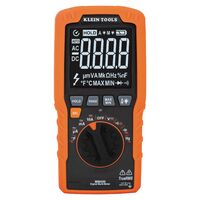 Slim Digital Multimeter, TRMS Auto-Ranging, 600V, Temp