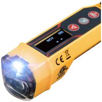 Non-Contact Voltage Tester Pen, 12-1000 V AC, with Laser Distance Meter