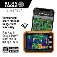 Rechargeable Pro Thermal Imaging Camera, 49,000 Pixels, Wi-Fi Data Transfer
