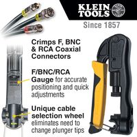 Heavy-Duty, Multi-Connector Compression Crimper