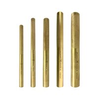 Brass Punch 5 Piece Set Diameter 10-25mm