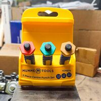 Centre Punch Set 3 Pieces 2mm, 2.5mm And 3mm Punches