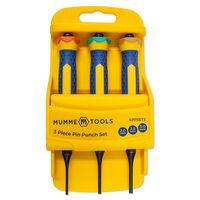 Pin Punch Set 3 Pieces 2mm, 2.5mm And 3mm Pins