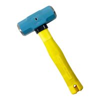 Masons Club Hammer 1.35Kg Normalised With Fibreglass Yellow Handle