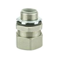 Flexible Stainless Steel 316 Conduit Fitting Straight 2" Male Thread M63