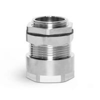 Cable Gland Brass Weatherproof M25 Unarmoured Cable 12-20mm