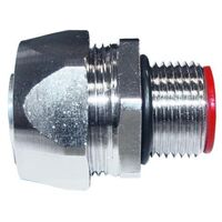 Flexible Metal Conduit Fitting Straight 2" Male Thread M63 Steel