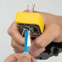 Pass-Thru™ Modular Data Plug, RJ45-CAT6A, Shielded (STP), 100-Pack