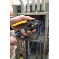 Ratcheting Data Cable Crimper / Stripper / Cutter, Compact