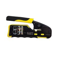 Ratcheting Ethernet Cable Crimper / Stripper / Cutter, for Pass-Thru™
