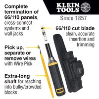 Impact Punch-down Tool Kit - Cushion-Grip, 4-Piece