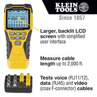 Ethernet Cable Tester Kit with Scout™ Pro 3 Tester, Remotes and Adapter