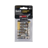 Weatherproof F-Compression Connectors RG6 10-Pack